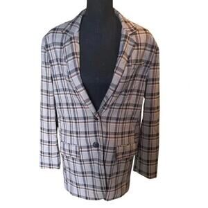 ASOS Design Plaid Brown Blazer – Women’s Small/Medium